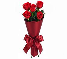 Букет 5 Красных роз Эдлесс Лав в Преображенском Ставропольского края