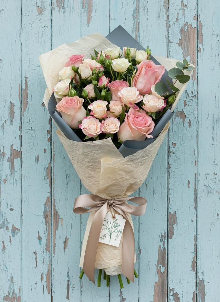 Букет цветов из: Розы в Преображенском Ставропольского края