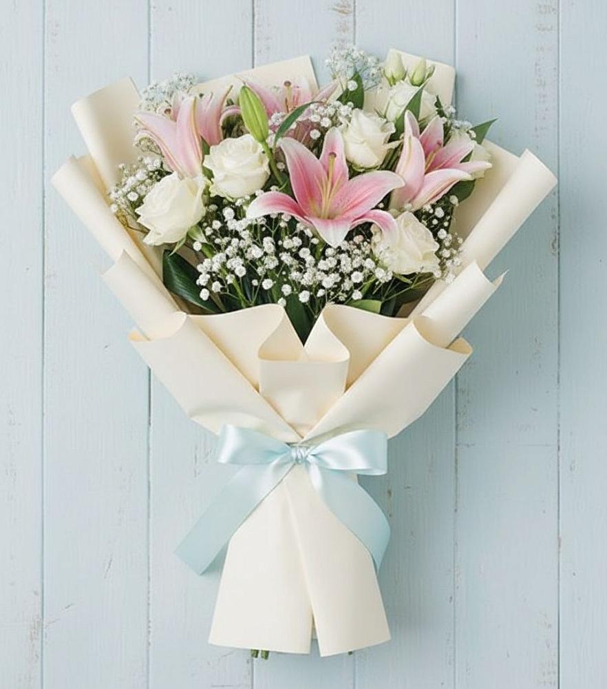 Букет цветов из: Лилии в Преображенском Ставропольского края