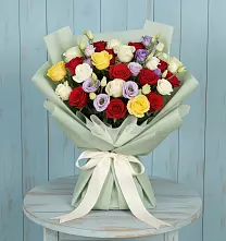 Букет цветов из:  Розы в Преображенском Ставропольского края