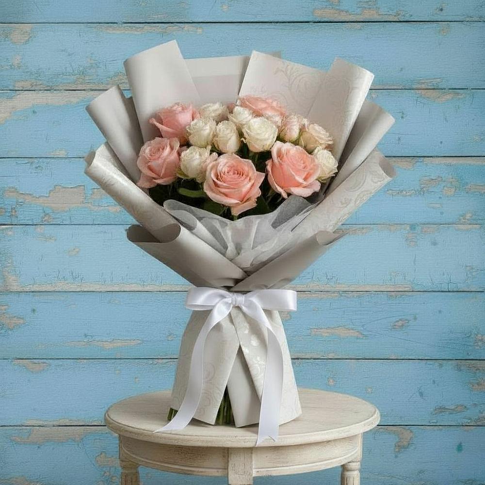 Букет цветов из: Розы в Преображенском Ставропольского края