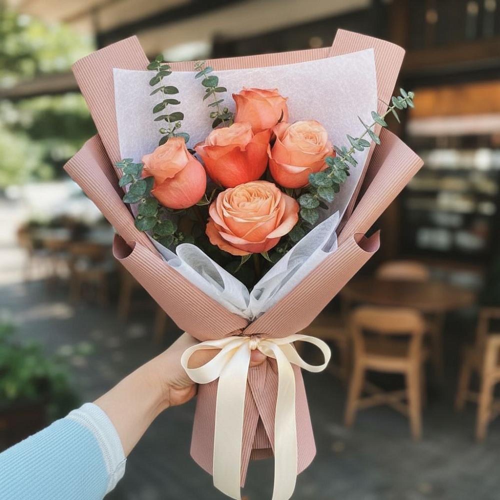 Букет цветов из: Розы в Преображенском Ставропольского края