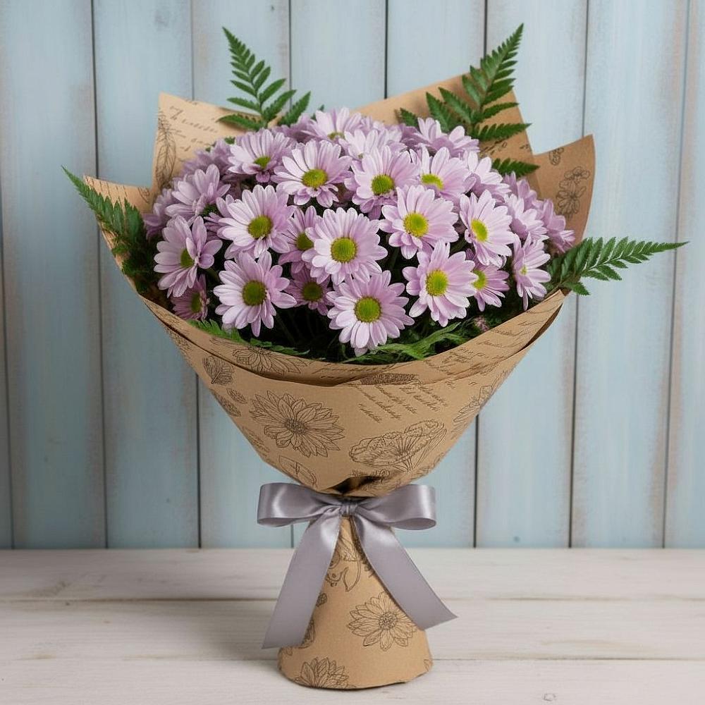 Букет цветов из: Хризантемы в Преображенском Ставропольского края