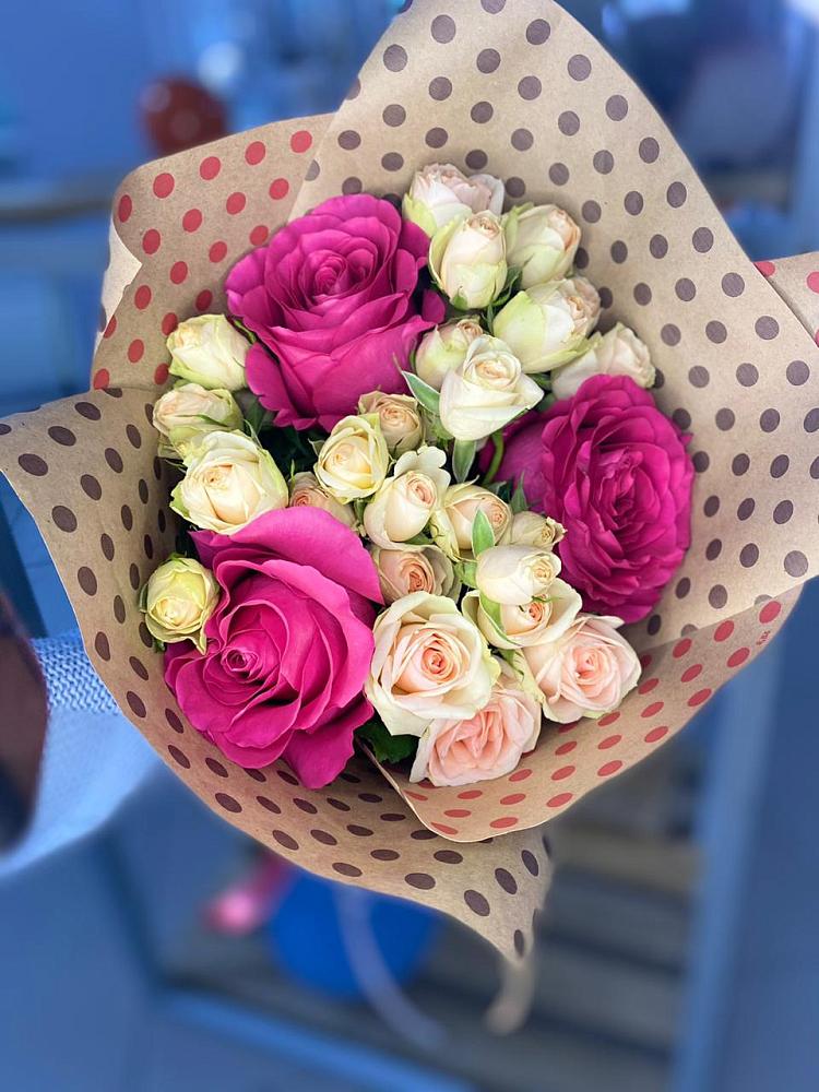 Букет цветов из: Розы в Преображенском Ставропольского края