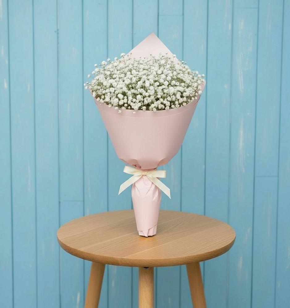 Букет цветов из: Гипсофила в Преображенском Ставропольского края