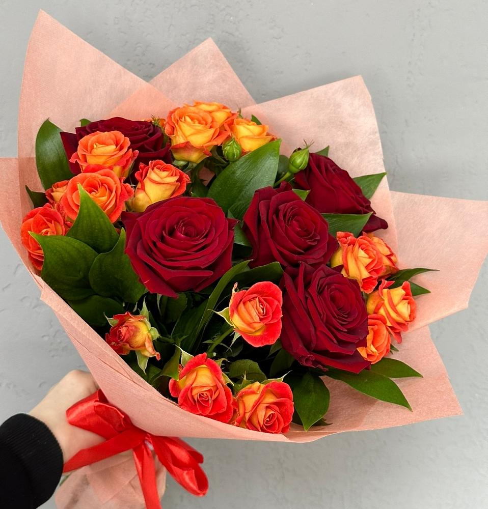 Букет Любовь и восторг в Преображенском Ставропольского края