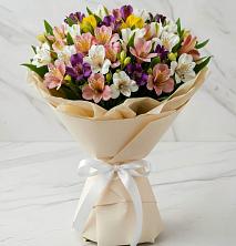 Букет цветов из:  Альстромерии в Преображенском Ставропольского края