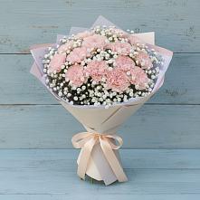 Букет цветов из:  Гвоздики в Преображенском Ставропольского края