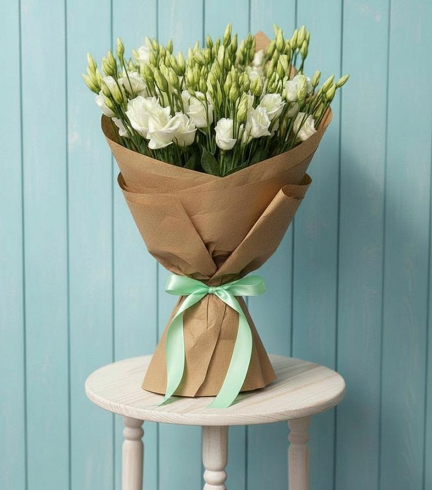 Букет цветов из: Лизиантусы в Преображенском Ставропольского края