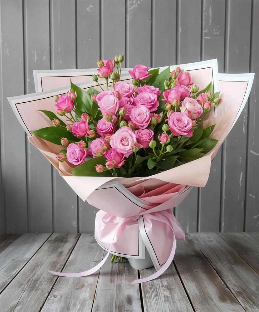 Букет Розовый кустик в Преображенском Ставропольского края
