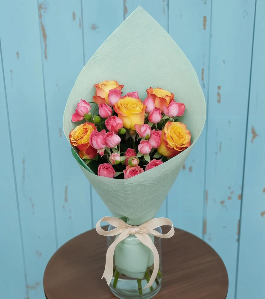 Букет цветов из: Розы в Преображенском Ставропольского края