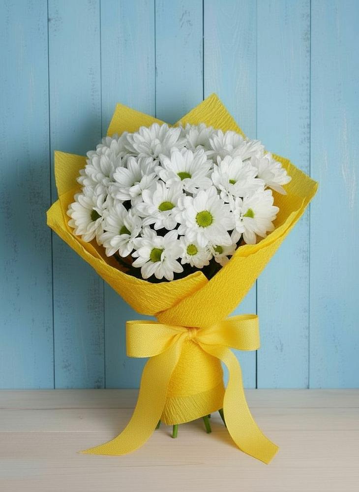 Букет цветов из: Хризантемы в Преображенском Ставропольского края