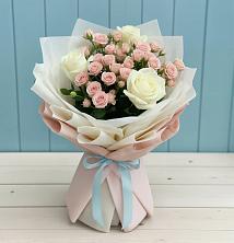 Букет цветов из:  Розы в Преображенском Ставропольского края