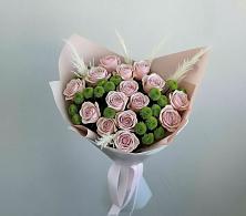 Букет цветов из:  Розы и Хризантемы в Преображенском Ставропольского края