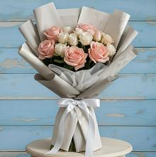 Букет цветов из:  Розы в Преображенском Ставропольского края
