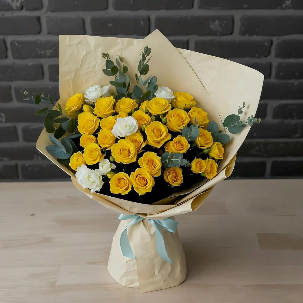 Букет цветов из: Розы в Преображенском Ставропольского края