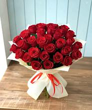 Букет 29 Красных роз в Преображенском Ставропольского края