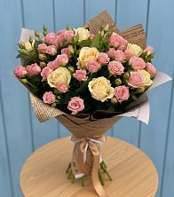 Букет цветов из:  Розы в Преображенском Ставропольского края