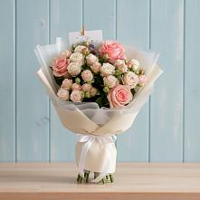 Букет цветов из:  Розы в Преображенском Ставропольского края