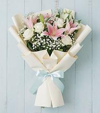 Букет цветов из:  Лилии в Преображенском Ставропольского края