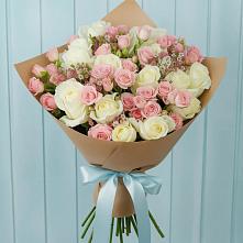 Букет цветов из:  Розы #REPLACE_PRED# Преображенском Ставропольского края